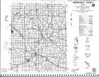 Winneshiek County Highway Map, Winneshiek County 1978